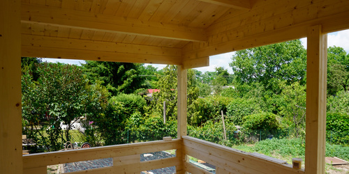 Cover for the windows of the holiday house