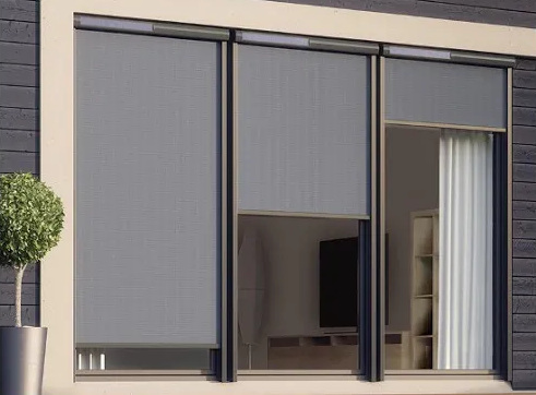 vmz construction colours FAKRO VMZ Z-Wave remote screen vertical awning and window awning