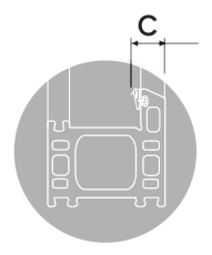 Épaisseur du vantail