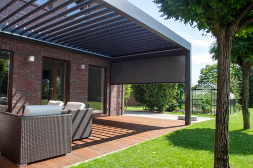 Pergola de sécurité pour terrasse SB 400 autoportante