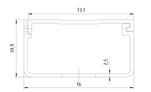Section de guidage