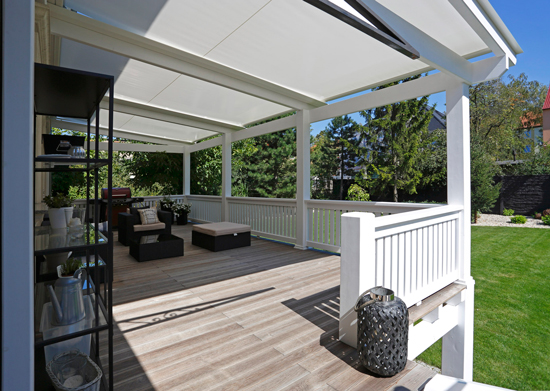 Caractéristique VERANDA FTS roof awning roller blind