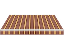 Auvent pour terrasse blanc