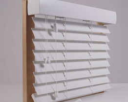 Wooden blinds 50mm, rope ladder