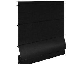 Black roman blinds