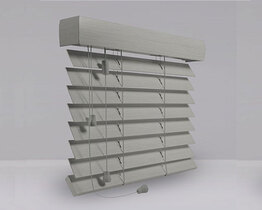 Stores intérieurs en bois sable