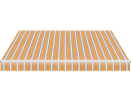 Auvent pour terrasse blanc