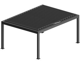 Pergola en aluminium avec toit à lames orientables