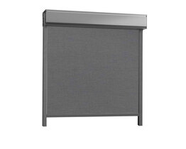 Stores de terrasse encastrés anthracite