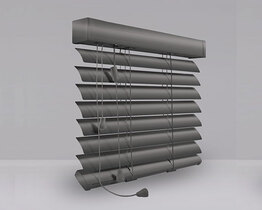 Stores en aluminium gris anthracite