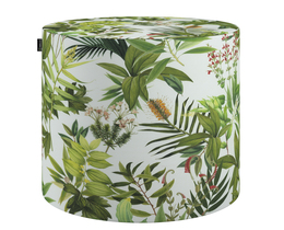 Pouf en forme de tonneau