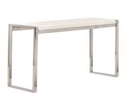 Console en marbre Chianti blanc ivoire 120x40x80cm