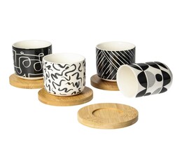 Set de tasses Contraria 100ml bambou