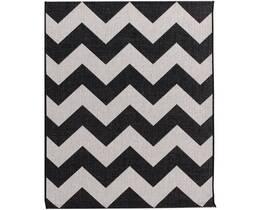 Dywan Modern Chevron noir/beige160x230cm