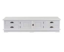 Meuble TV Brighton 160x40x50cm blanc