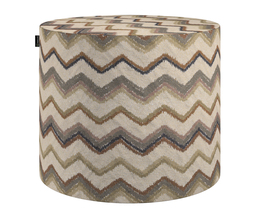 Pouf en forme de tonneau