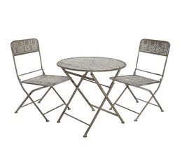 Ensemble de jardin Zoe : table + 2 chaises