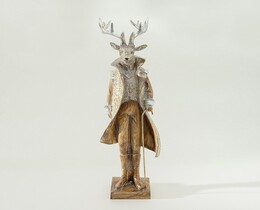 Figurka dekoracyjna Gentleman cerf 30x9x69 cm