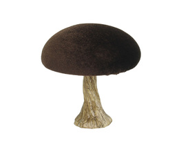 Dekoracja Velours Champignon 10 cm marron