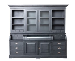 Buffet Brighton 204x56x217cm noir