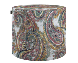 Pouf en forme de tonneau