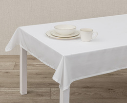 Nappe blanche 140 x 300 cm