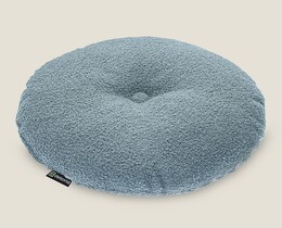 Coussin rond à boutons