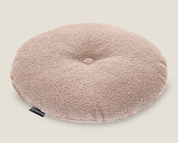 Coussin rond à boutons
