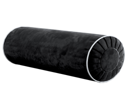 Coussin traversin à plis et passepoil