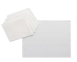 Lot de 6 serviettes de table 42x42cm en lin 159-06