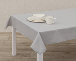 Nappe 140x140 cm gris clair