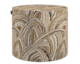 Pouf en forme de tonneau