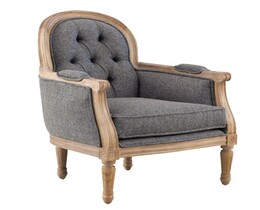 Fauteuil Bernard gris