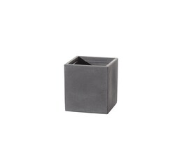 Couvercle de pot Cubus Gris 29 x 29 x 40 cm