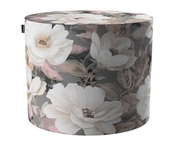 Pouf en forme de tonneau