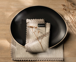 Serviette de table en dentelle, 1 pièce, 48 x 48 cm