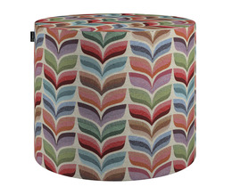 Pouf en forme de tonneau