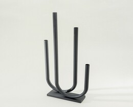 Sculpture en métal Świecznik metalowy 30x9x69 cm