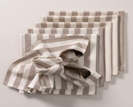Lot de 6 serviettes 42x42 Quadro 136-07