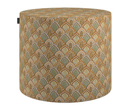 Pouf en forme de tonneau