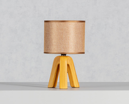 Lampe de table Aloa marron clair