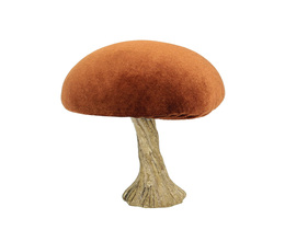 Dekoracja Velours Champignon 10 cm orange