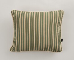 Housse de coussin à rayures classiques olive 45x45 cm