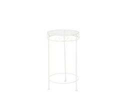 Support pour plante Daisy 50cm blanc