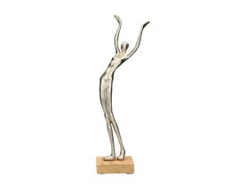 Décoration Silver Woman III wys. 52 cm