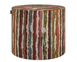 Pouf en forme de tonneau