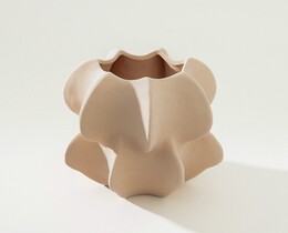Wazon kamionkowy Pétale Rose II 15x17 cm