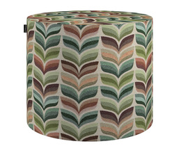 Pouf en forme de tonneau