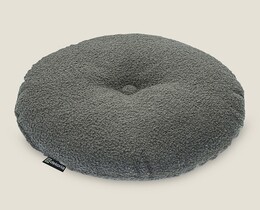 Coussin rond à boutons