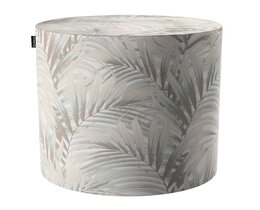 Pouf en forme de tonneau